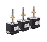 motore passo-passo 3PCS motore passo-passo NEMA17 L310mm 17HS4401S-T8 vite 42x40 4 fili 1.7A 40N.cm motore passo-passo for 3D Stampante Monitor Attrezzature (Size : 4401-T8X8-310MMX3)