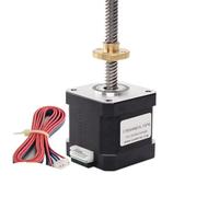 Motore passo-passo a vite trapezoidale 17HS4401S-T8*8 L300MM 1,5A 40N.CM Nema17 Dado in rame Cavo 2/4/8mm for parti del monitor della stampante 3D(150mm)