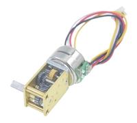 Motore passo-passo brushless con ingranaggio a vite senza fine 1218-15BY Ingranaggio interamente in metallo a 2 fasi a 4 fili con micromotore 5V antipolvere