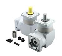 Motore passo-passo con cambio HPZS90 riduttore epicicloidale ad angolo retto a 90 gradi 14 mm e ingresso 19 mm per motore passo-passo NEMA34 e servomotore da 750 W multirapporti (14 ingresso per