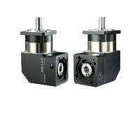 Motore passo-passo del cambio, Riduttore epicicloidale ad angolo retto di 90 gradi 10 Arcmin 3:1-100:1 for Nema23 Nema34 multi-dimensione(Ratio 30 to 1,PVF090-14mm Input)