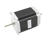 Motore Passo-passo NEMA 23 57x82mm Doppio Albero 3A 2.2Nm 315Oz-in Entrambe Le Estremità 'albero Nema23 6.35mm For Stampante 3D For Macchine CNC Funzionamento Affidabile(6.35mm)