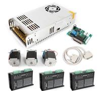 Motore passo-passo Nema23 a 3 assi, DM542A 4.2A CNC Control Kit Kit 270oz-in 3A+Driver CNC Control Kit Power Supply Kit Kit Power Supply Kit CNC Control Kit 3 assi Motore passo-passo