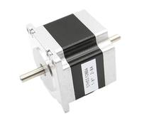 Motore passo-passo Nema23 a doppio albero 1.1Nm 2.8A 6.35mm Motore passo-passo a doppio albero 157Oz-in 57x51mm for stampante 3D o macchina CNC