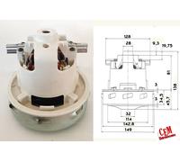 Motore per aspirapolvere Ghibli AS9 / SP8 230 V Ametek stadio singolo
