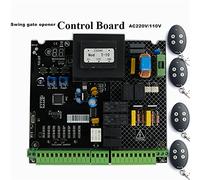Motore per cancello scorrevole, Utilizzare 220 110. PCB CA. Board of Automatic Double Arms Swing Gate Opener Aprisensore Pannello scheda madre scheda madre(1 board and 4 remote)