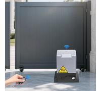 Motore per porta scorrevole per operatore elettrico automatico per cancello scorrevole da 750 W 1800 kg con telecomando per cancelli industriali pesanti