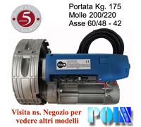 MOTORE PER SERRANDA ELETTRICA AUTOMATICA 200/60, 150 Kg. SARACINESCA