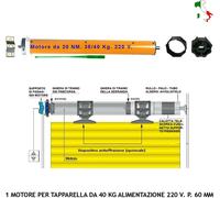 MOTORE PER TAPPARELLA ELETTRICA PER SERRANDA AVVOLGIBILE MOTORE 220 V. 40 KG