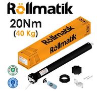 Motore per tapparelle con finecorsa meccanici e radiocomando. Portata 20Nm - 40