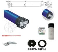 MOTORE PER TENDE DA SOLE RULLO 220V 50 NM 100 KG + CENTRALINA + 1 TELECOMANDO