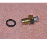 Motore Piggy Indietro Tappo Scarico Olio Doppio Oversize 1/2 " -20 GM Chevy Jeep