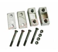Motore Posteriore Supporto Cross Member Superiore & Inferiore Zeppa + Bulloni