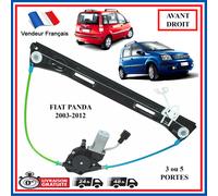 Motore + Remonte Vetro Leva Anteriore Destro Fiat Panda 2003-2012 (3/5 Porte)