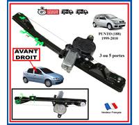 Motore + Remonte Vetro Leva Vetro Anteriore Destro per Fiat 99-10 51764549