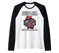 Motore ricostruito Originale Divertente chirurgia di Bypass a Cuore Aperto Maglia con Maniche Raglan
