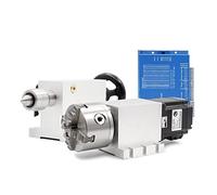 Motore riduttore, 4 ° asse 3/4jaw 100mm CNC Asse testa/rotazione di divisione/kit a asse NEMA34 86HS45N 4.5N .m