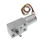 Motore riduttore a vite senza fine DC6/12/24V 370 elettrico turbocompresso reversibile a bassa velocità e coppia elevata da 6 a 150 giri/min(24V,23 RPM)