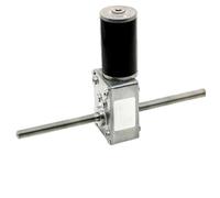 Motore riduttore CC 5840-31ZY Albero a doppia filettatura da 8 mm Motore a vite senza fine da 12 V e 24 V CC a bassa velocità (12v, 40RPM)