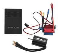 Motore senza spazzole da 2430 7200KV con ESC senza spazzole da 25 A e scheda di programmazione per auto RC 1/16 1/18, motore a 4 poli ad alta coppia con dissipatore di calore in al