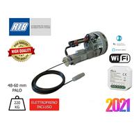 MOTORE SERRANDA GARAGE saracinesca con modulo WIFI 20/22 220KG Con ELETTROFRENO