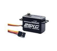 Motore Servo Digitale RC Ad Alta Coppia da 25KG Impermeabile con Ingranaggio Completamente In Metallo e Horn Servo da 25T per Modello RC Auto RC