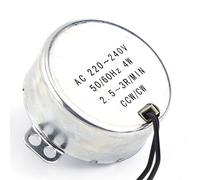 Motore Sincrono 1pc 220-240V AC Motore Elettrico Sincrono Motoriduttore 4W CW/CCW Coppia Elevata per Riscaldatore Artigianato Lampade Illuminazione Giocattoli(2.5-3RPM)