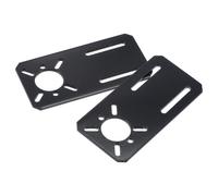 Motore Staffa Motore Montaggio Base Supporto 100x50mm Nero per 28/35/42 2 pacchi