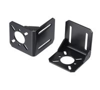 Motore Staffa Motore Montaggio Base Supporto 54x50x51mm Nero 2 pz