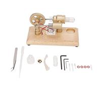 Motore Stirling Modello Motore Telaio CNC LED multicolore Volano in lega di alluminio Giocattolo educativo per l'insegnamento Prop Progetto scientifico Regali per bambini