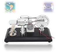 Motore Stirling, Motore A Vapore, Formazione, Modello, Con Stirling, Fisica, Scienza, Educazione, 16 X 10 X 8 Cm, Per Artigianato