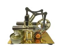 Motore Stirling Motore Doppio Motore Modello Educazione Calore Modello Craft Discovery Alternatore Generatore di Elettricità Per La Casa