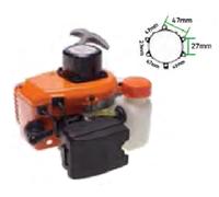 MOTORE TAGLIASIEPI 22,5 CC 7500 GIRI 1,3 HP FRIZIONE 54 MM ATTACCO 5 VITI