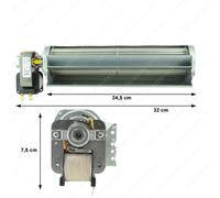 MOTORE TANGENZIALE RAFFREDDAMENTO FORNO MICROONDE SMEG SC45 699250094