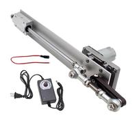 Motore Telescopico Regolabile con Regolatore di Velocità, Attuatori di Movimento Lineari, Motore Elettrico DC 12V Motore Lineare, Hub 3 - 15 cm (DC24 V, 90 RPM)