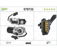 Motore del tergicristallo VALEO 579732