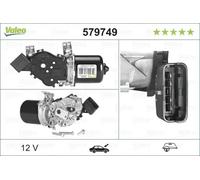 Motore del tergicristallo VALEO 579749