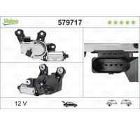 Motore Tergicristallo Audi A6 10-18 Valeo OEM 579717, 12V, 3 Fori