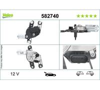 Motore tergicristallo posteriore 582740 VALEO