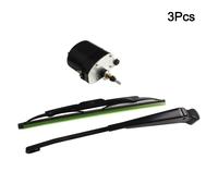 Motore tergicristallo Strong Build 12V con kit completo di bracci e lame