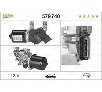 Motore Tergicristallo Valeo OEM Per Citron C2 03-10 579740 Anteriore