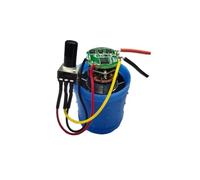 Motore Turbo Brushless DC9-12V/7-24V con Regolatore di Velocità, Motore Brushless con Ventola Canalizzata e Girante in Lega di Alluminio ad Alta Velocità 100000RPM (12V Type2)