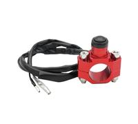 Motore universale Kill Kill on Off Switch 22 mm Manico compatibile con motociclisti Modelli ATV Bike ATV(Red)