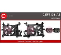 Motore ventola radiatore per guida a Sx/Dx CEF71031AS CASCO per DACIA DUSTER