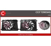Motore ventola radiatore per guida a Sx/Dx CEF72003AS CASCO per FORD S-MAX
