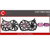 40276110BN REAL Elettromotore, Ventola radiatore per AUDI