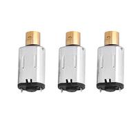 Motore Vibrante Eccentrico Ottone 3 Pezzi 1.5V 3V 6V per Strumento Bellezza Massaggiatore 1000 Giri/Minuto Mini Elettrico con Ruota Rotante in Ottone Puro Basso Rumore Installazione Facile Vibrazione