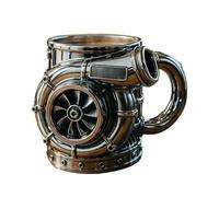 motore vintage da caffè con stampa 3D 3D | in ceramica dal design classico da tè elegante per la colazione, regalo | per la casa, il posto di lavoro, il relax