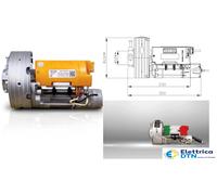 MOTORE X SERRANDA SARACINESCA GARAGE 220 200 2 ASSE 48 60 180 KG ELETTROFRENO