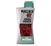 Olio Motore 4 tempi MOTOREX CROSS POWER 4T 10W50 100% Sintetico MA2 API SN KTM